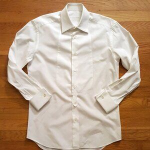 US men's neck size 14.5 Prada Tuxedo shirt
